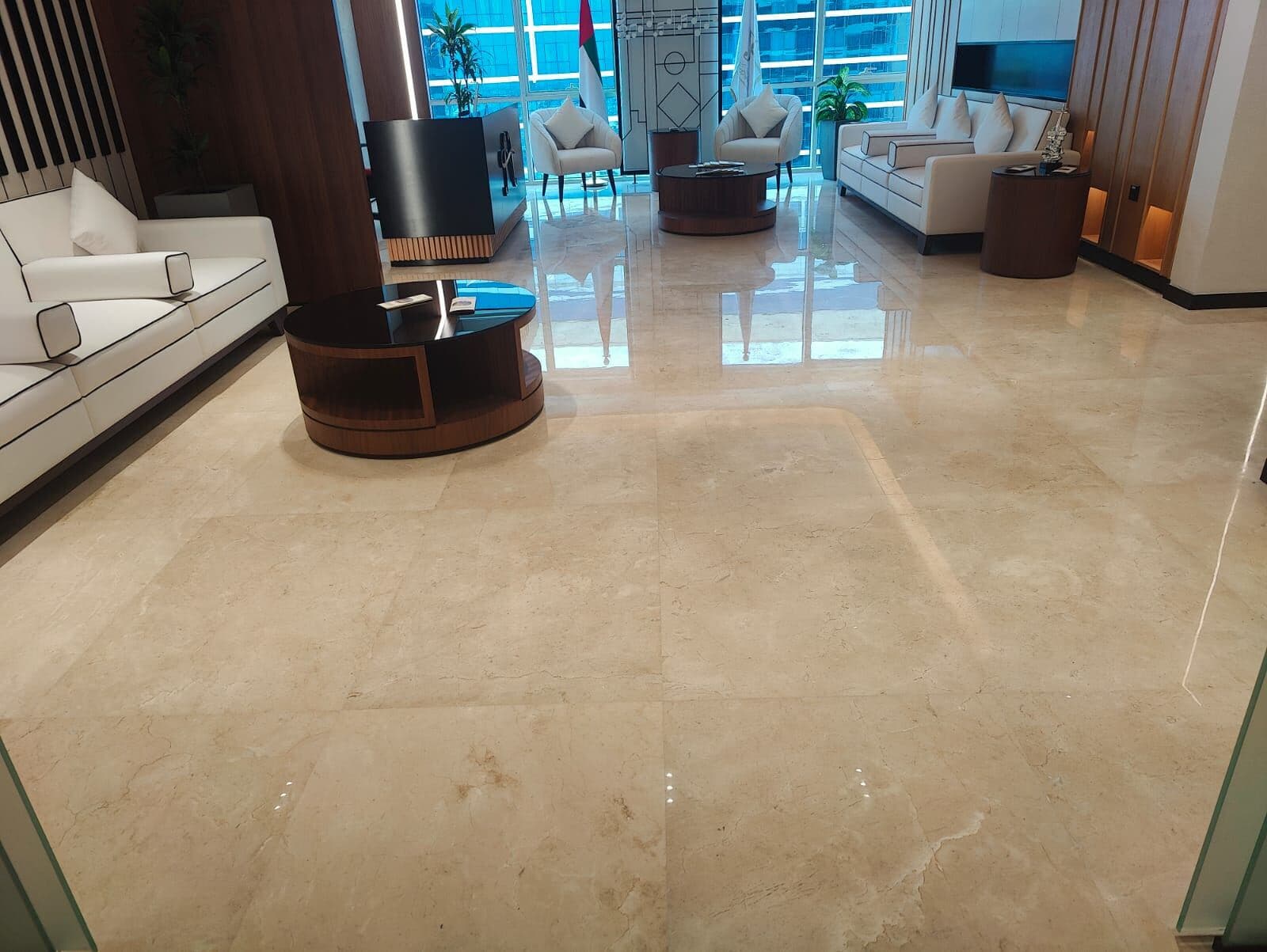 Dune Interior marble finishing work Dubai